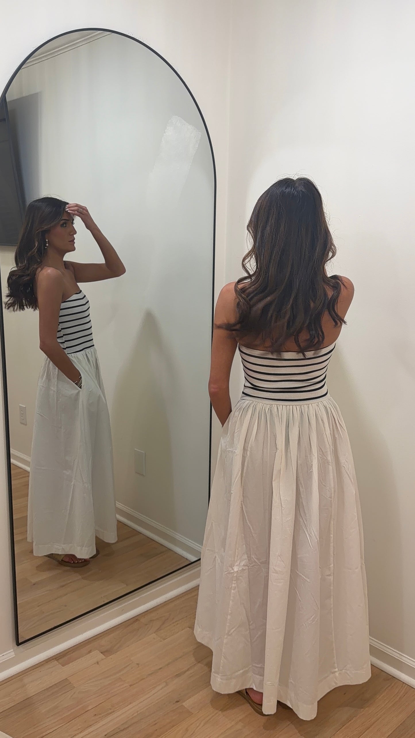 Coastal Stripe Midi