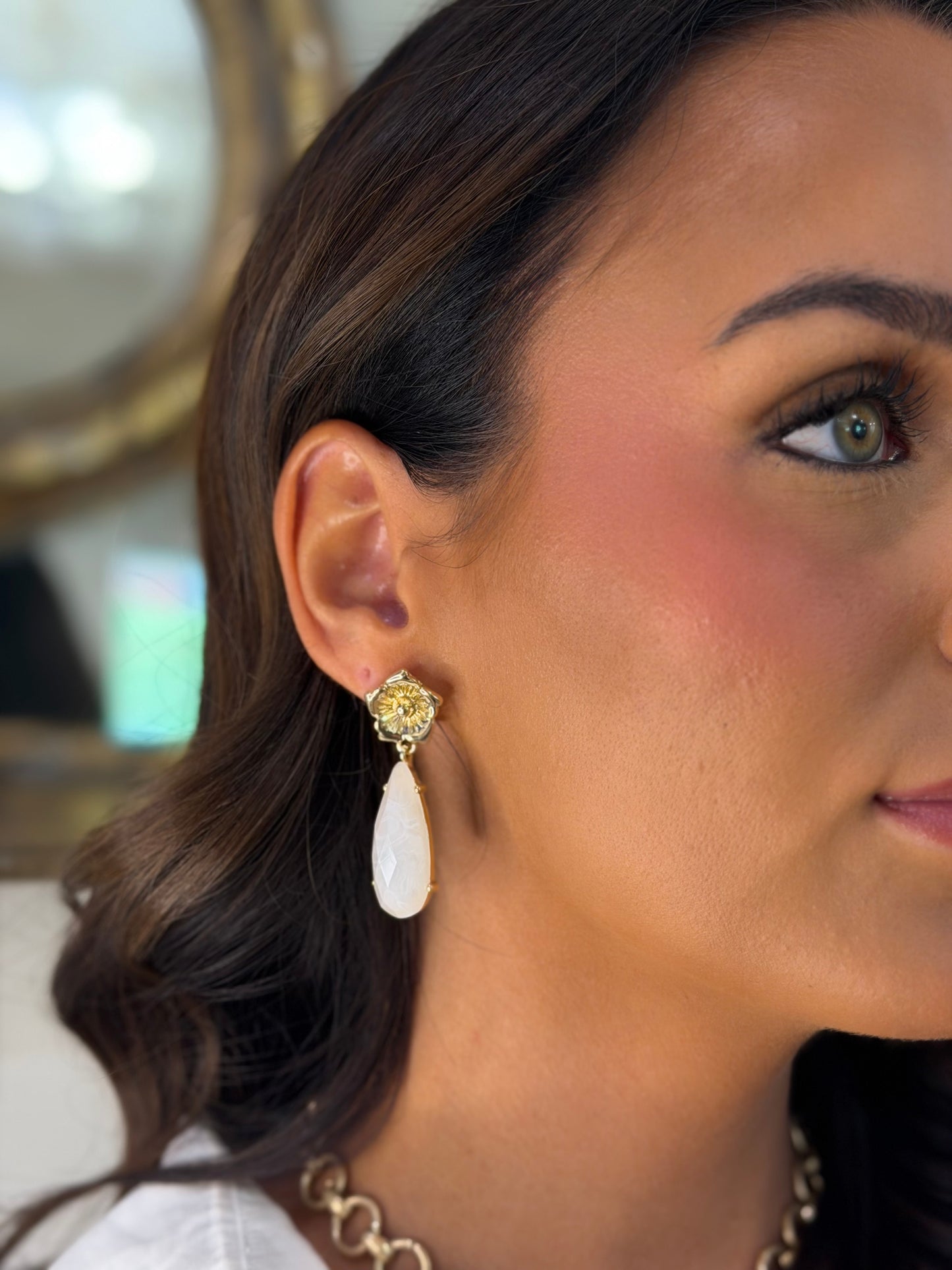Ivory Drop Earrings