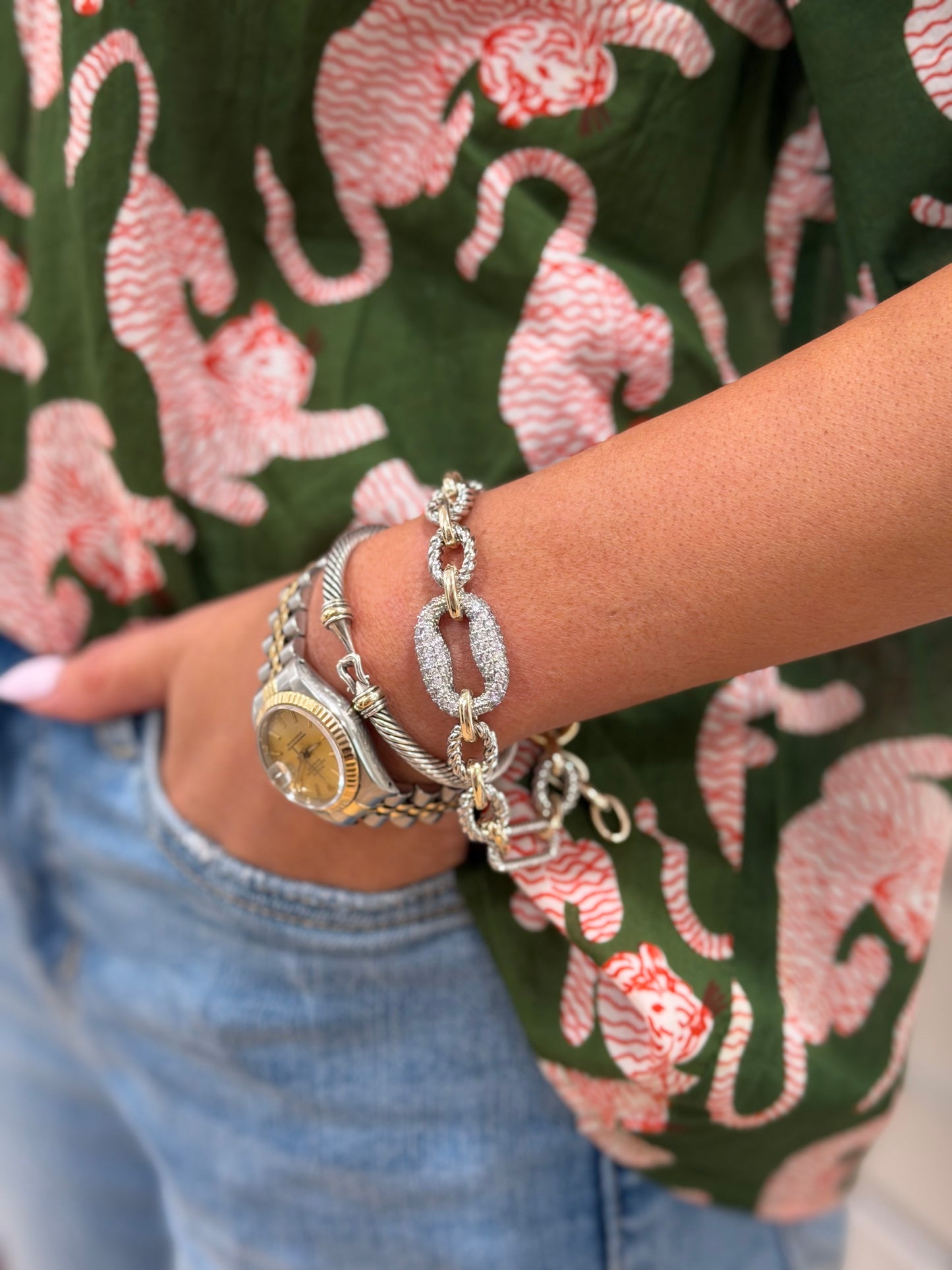 Cable Link Bracelet