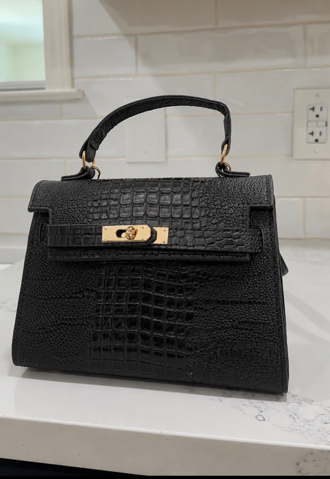 Signature Croc Bag - Black - PREORDER ETA 7/25/26