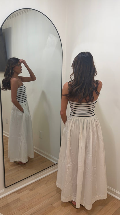 Coastal Stripe Midi