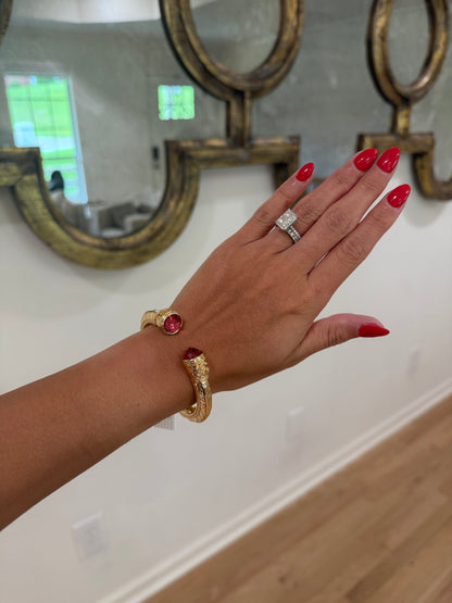 Ruby Cuff Bracelet