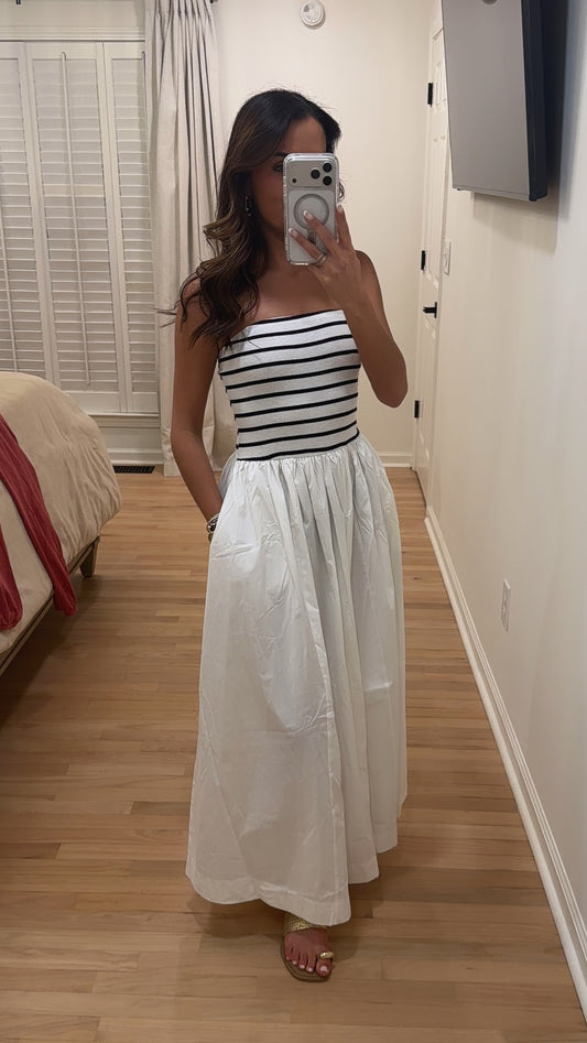 Coastal Stripe Midi