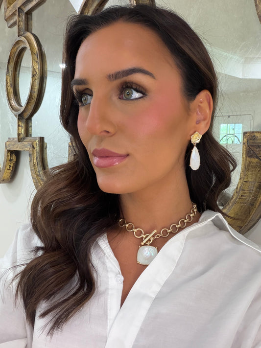 Ivory Drop Earrings