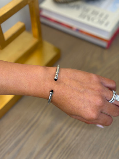 Onyx Cuff Bracelet
