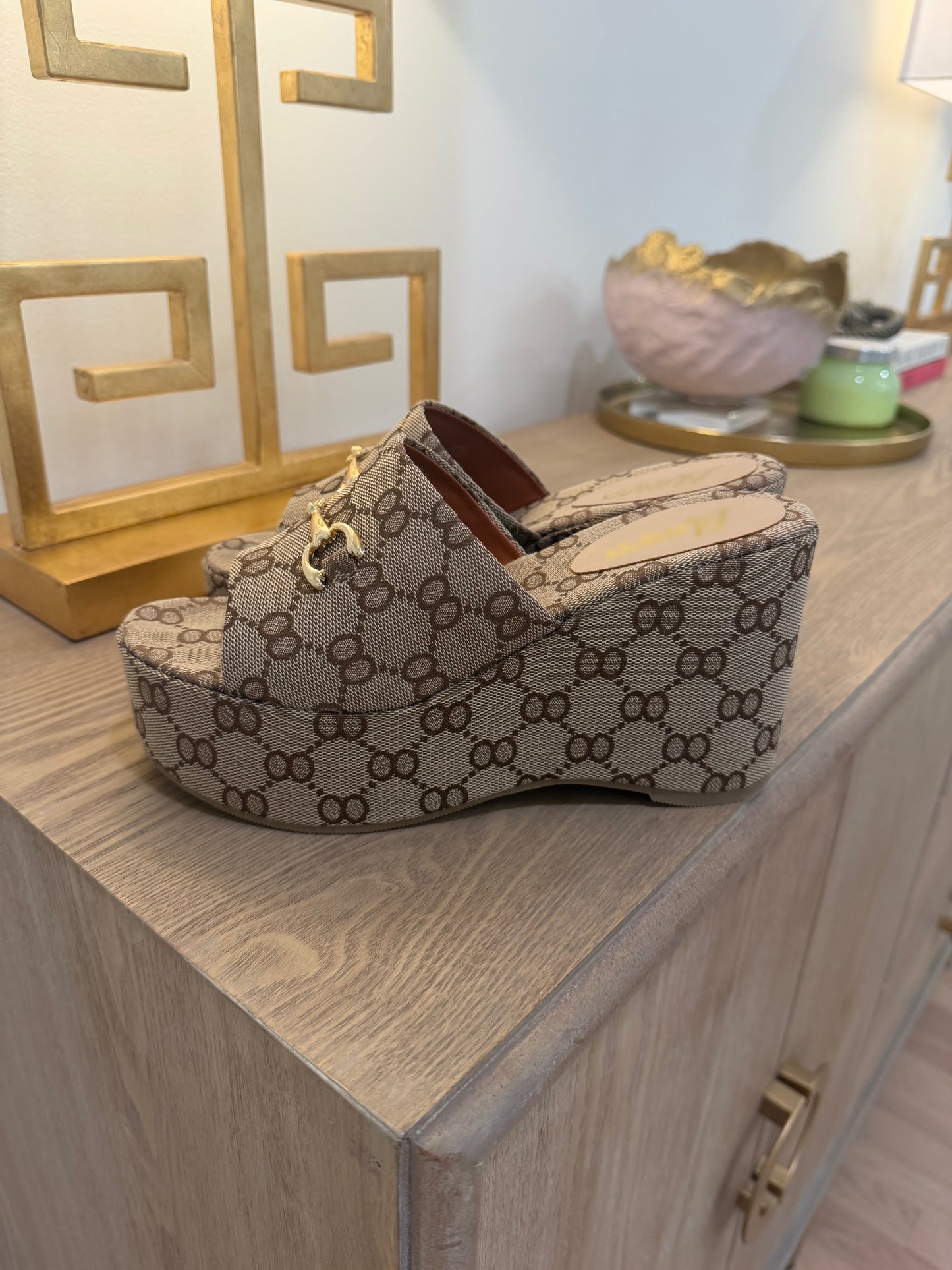 PREORDER - Monogram Signature Wedge (ETA 6/19/26)