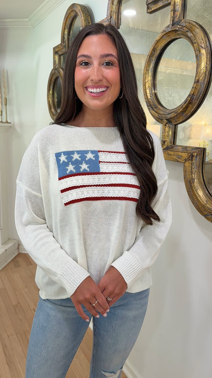 Stars & Stripes Knit Sweater