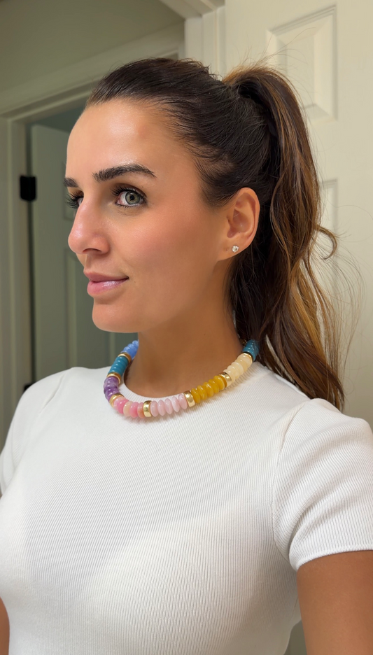 Color Pop Beaded Necklace
