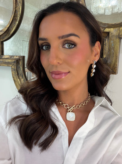 Heart Drop Earrings