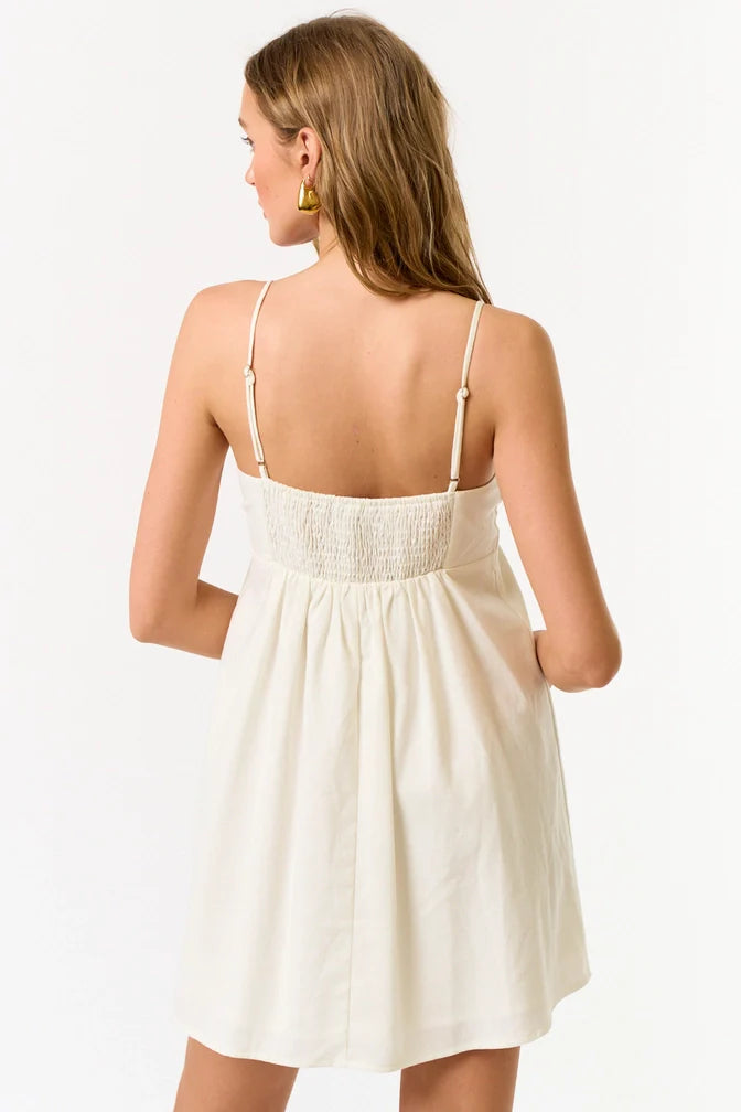 Palm Tree Babydoll Dress