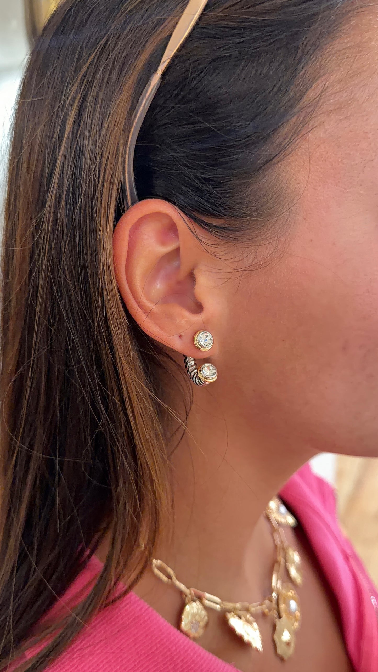 Diamond Cuff Earrings