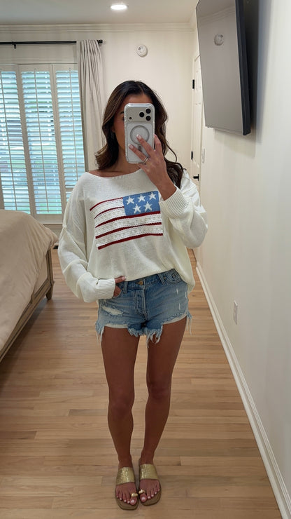 Stars & Stripes Knit Sweater