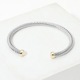 Mini Pearl Cuff - Silver