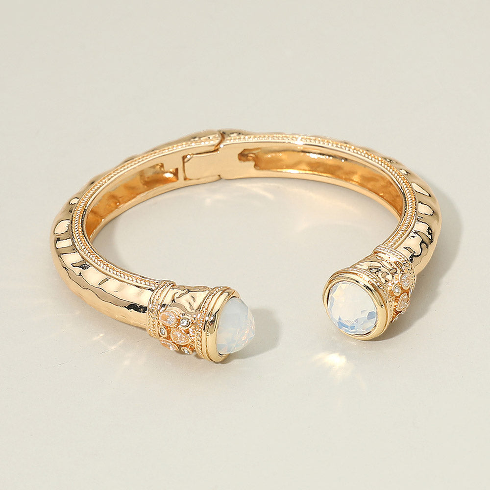 Opal Glow Cuff Bracelet