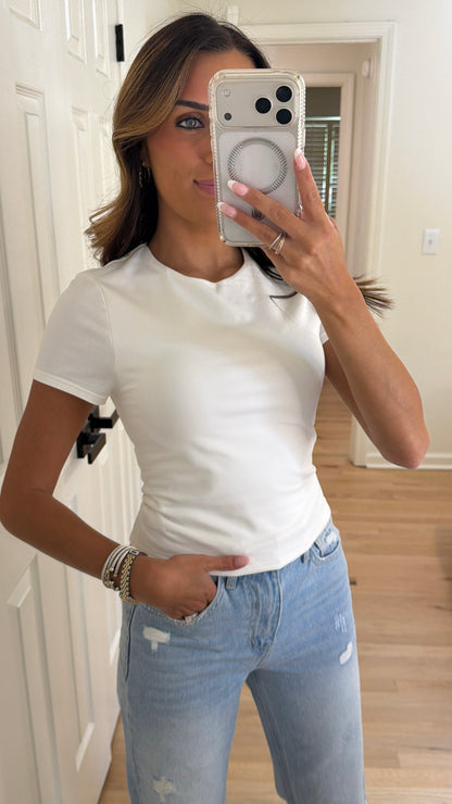Essential Baby Tee - White